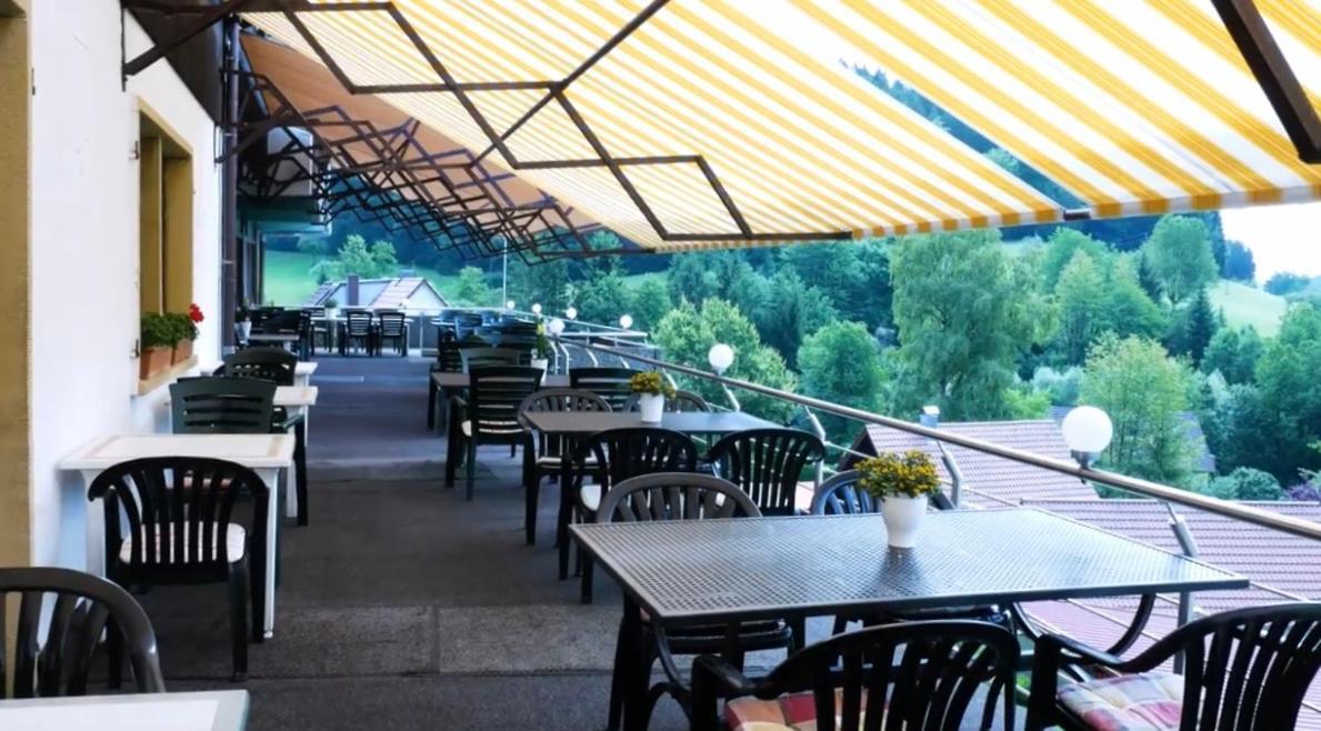 Hotel Cafe Waldeck Wuestenrot Exterior foto